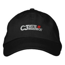 C3VR Logo gestickter dunkler Hut Baseballcap