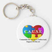 C.A.U.S.E. Herzlogo keychain Schlüsselband