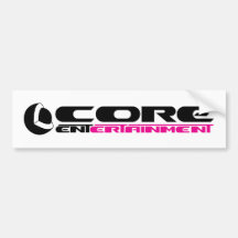 C.O.R.E. Unterhaltung - Autoaufkleberschwarzes