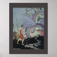 Cadmus und der Drache Plakate