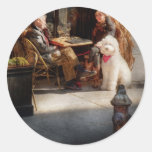 Café - NY - Kellner, den ich bestellen möchte Sticker