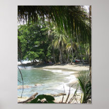 Cahuita Strand in Costa Rica Posterdrucke