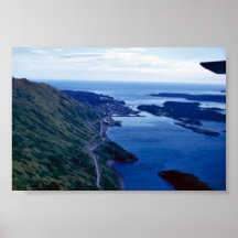 Calcin Bucht am Kodiak-Staatsangehörig-Schutzgebie Posterdruck