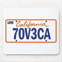 CALIFORNIA MEDAL LOVE REGISTRATION TAPETE DE RATÓN