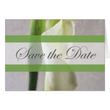 Calla-Lilie 1 Save the Date Wedding Grußkarte