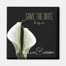 Calla-Lilienen-Save the Date Magnet Magnets