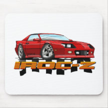 CAMARO_IROC_Z_red Mousepads