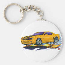Camaro Orange-Schwarzes Auto 2010 Schlüsselbänder
