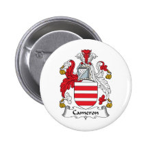 Cameron-Familienwappen Anstecknadelbuttons