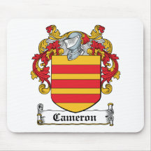 Cameron-Familienwappen Mousepad