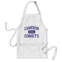 Cameron-Kometen mittlerer Cameron Wisconsin Schürze