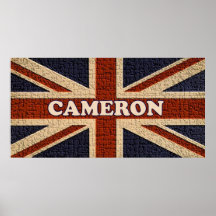 Cameron ~ politische Königreich-Parlamentswahl Poster