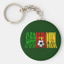 Cameroun-Flaggenlogogeschenke Schlüsselanhänger