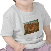 Camille Pissarro - Rot Roofs Leinwandhaus des Öl-1 T-Shirts