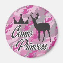 Camouflage-Prinzessin Magnets