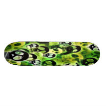 Camouflage-SchädelSkateboard Personalisierte Skateboarddecks