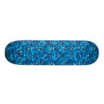 Camouflage-Schwede-Plattform - Blau Bedruckte Skateboarddecks