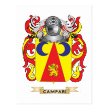 Campari-Wappen (Familienwappen) Postkarte