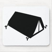 Camping neigt Ikone Mousepad