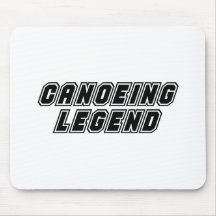Canoeing Legende Mousepad
