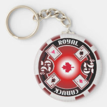 Canuck königlicher Poker Keychain Schlüsselband