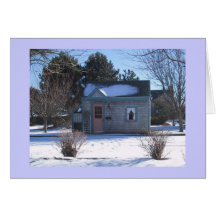 Cape Cod-Häuschen Grußkarte