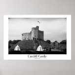 Cardiff-Schloss Plakat