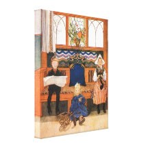 Carl Larsson-Kinderdas spielen gewachsen Ups Galerie Falt Leinwand