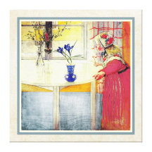 Carl Larsson Lilianna und der Krokus Galerie Faltleinwand