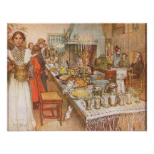 Carl Larsson: Weihnachtsabend Individuelle Ankündigungen