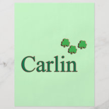 Carlin Familie Flyerdesign
