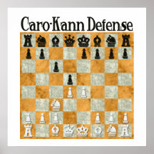 Caro-Kann Verteidigung Plakat