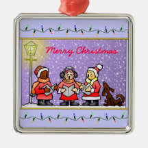 Carollers Freuden-Verzierung Weihnachtsbaum Ornamente