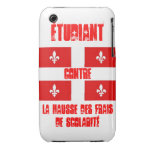 Carré Rouge Grève Étudiante Québec iPhone 3 Case-Mate Hülle