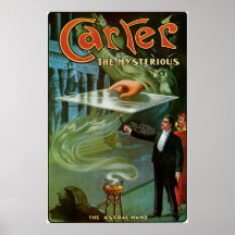 Carter das mysteriöse posterdrucke