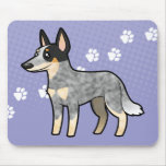 Cartoon-australischer Viehhund/Kelpie Mousepads