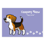 Cartoon-Beagle Visitenkarten Vorlage