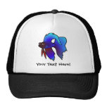 Cartoon Betta Fische/siamesische kämpfende Fische Trucker Mützen