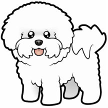 Cartoon Bichon Frise Photo Figuren