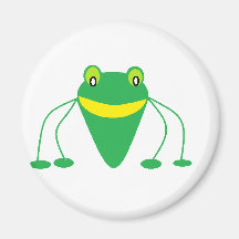 Cartoon des Frosches (daddylongleg) Magnete