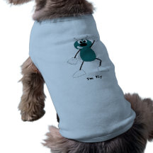 Cartoon-Disco-Tanzen-Fliege Hundeklamotten
