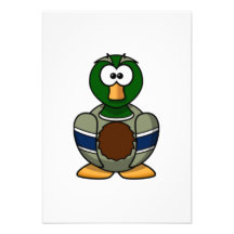 Cartoon-Ente Individuelle Ankündigung
