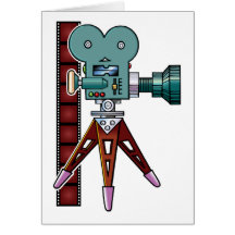 Cartoon-Film-Kamera Karte