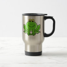 Cartoon-Frosch Kaffee Tasse