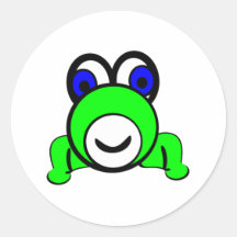Cartoon-Frosch Sticker