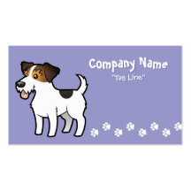 Cartoon-Jack-Russell-Terrier Visitenkarten