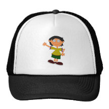 Cartoon-Junge Retro Cap