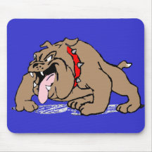 Cartoon-Kunst-Bulldogge Mousepads