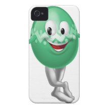 Cartoon-Osterei-Mann iPhone 4 Case-Mate Hüllen