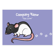 Cartoon-Ratte Visitenkarte